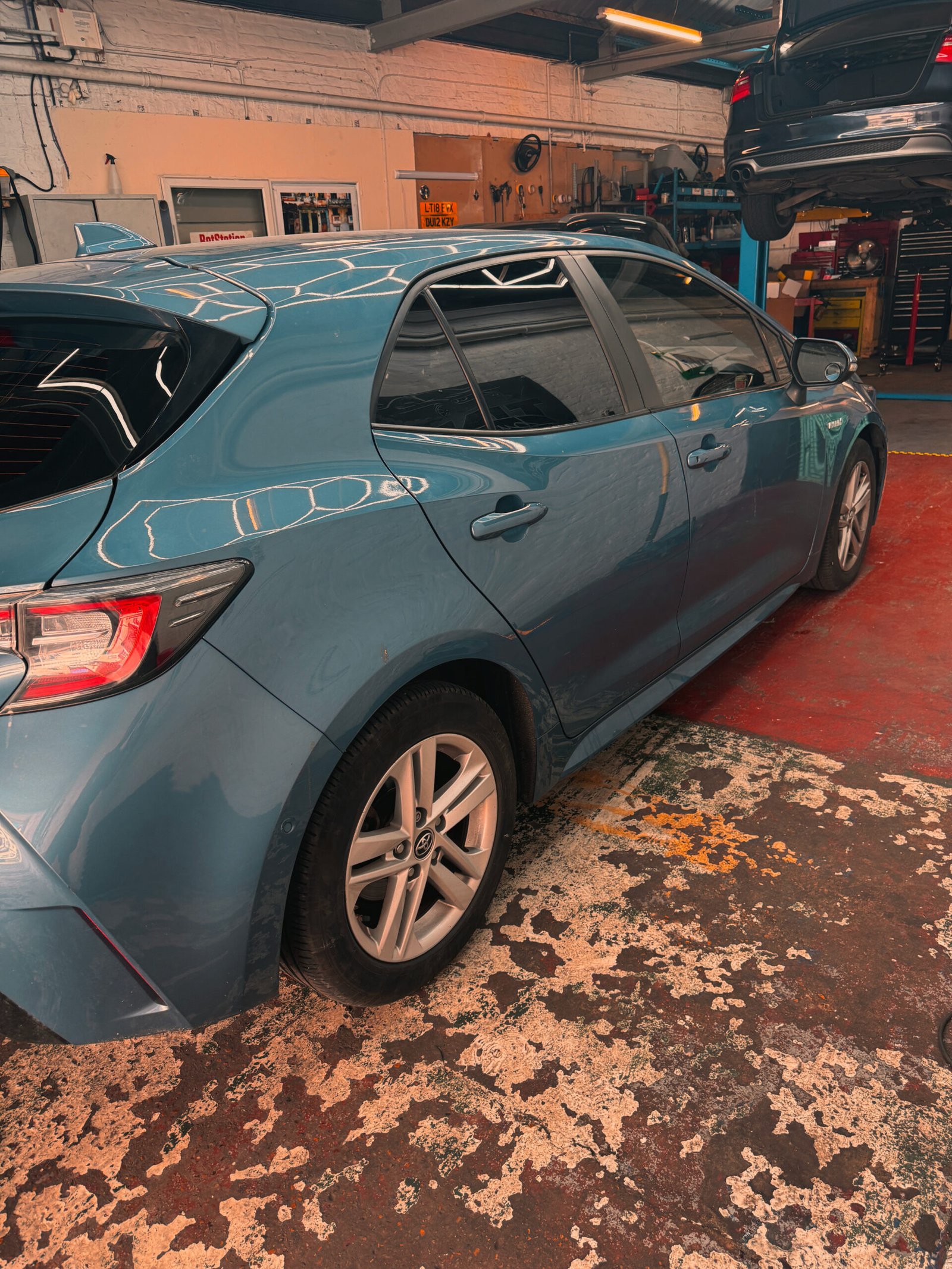 Toyota Corolla Rear window tint installed